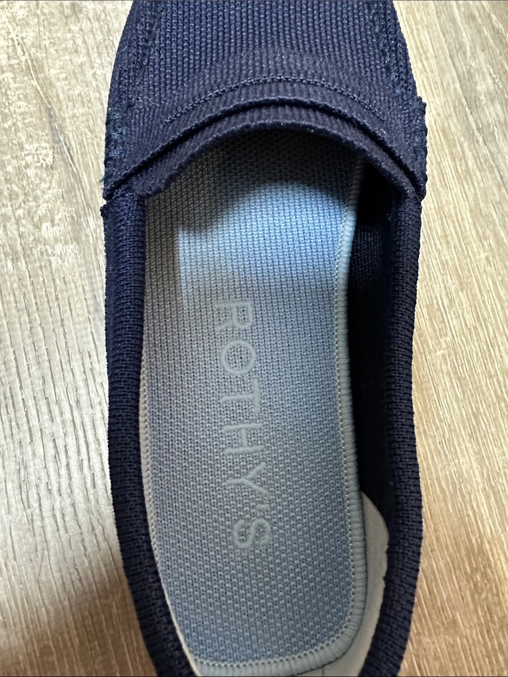 Rothy’s Navy Knit Slip-On Loafers